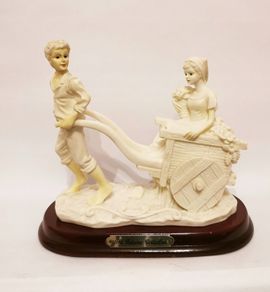 Large Hand-Painted Juliana Collection Figurine