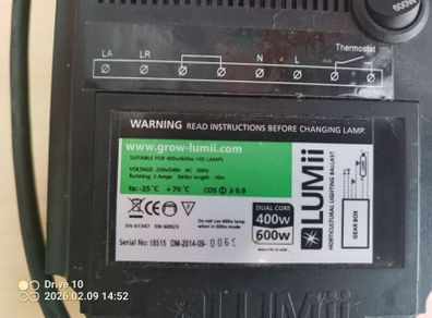 Horticultural Lightning Ballast