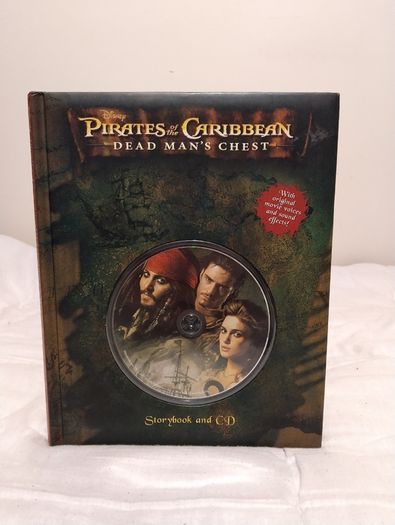 Pirates Of The Caribbean Hardback Book & Cd