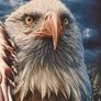 Vintage Wild T Shirt American Indian Eagle Horse Print Front And Back Size Medium Image 9