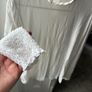 White Ruffle Blouse / Size S Image 3