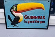 Guinness cast iron sign