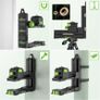 Fine-tuning Wall / Ceiling / Tripod Bracket Adapter for laser level Image 6