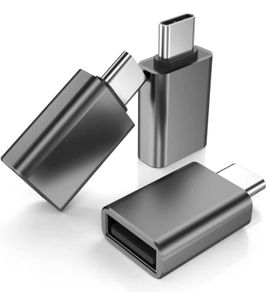 USB to USB C Adapter 3 Pack,USB C Male to USB A 3.0 Female Adapter,Type C Thunderbolt 4 OTG Converter for Apple MacBook Pro Air,Mac Book,iPad 10 Air 5 Mini 6,Samsung S20 S21 S22 S23,Tab S8