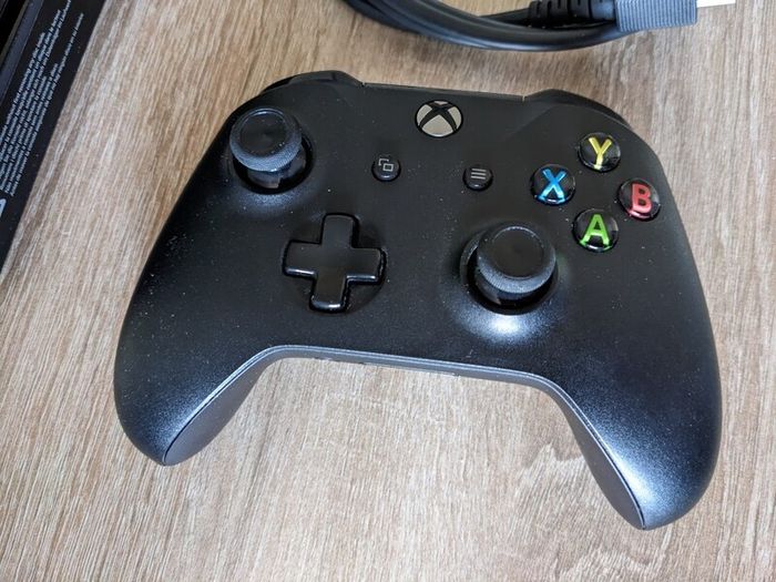 Xbox One 500GB console,  boxed with controller and cables.