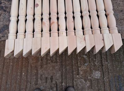 Cut Staircase Timber Spindles