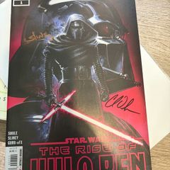 The Rise of kylo Ren 1 First Print Signed