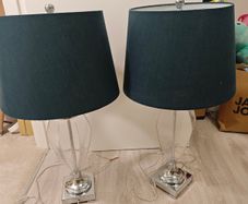 Tall Bedside Lamps, Perfect condition