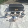 Joseph Gloster Sterling Silver Cruet Set(1935 160 grams) Image 2