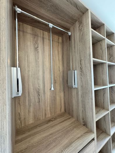Wardrobes, kitchens, utility rooms, storage units.