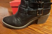 London Rebel Black Ankle boots