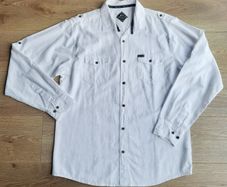 NEW Men White Longsleeve Shirt - Size Large (L) - New, never used