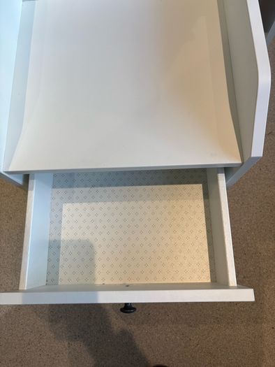 Hauga Bedside Table locker  White