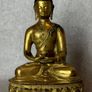 Amitabha  Buddha - Gilt Bronze,Signed Image 2