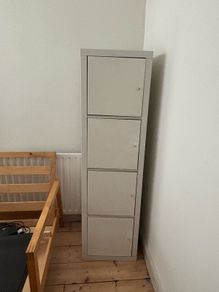 IKEA Kallax slimline 4 door storage cabinet