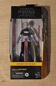 Star Wars Asajj Ventress 6" Scale Black Series New & Unopened
