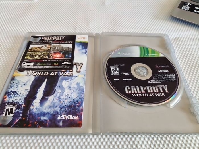 NTSC version Call of Duty World at War Xbox360 Games Original