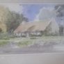 a large water colour painting of a irish cottage connemar  by tony lynch Image 2