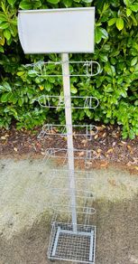 Silver Shop Display Stand