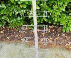 Silver Shop Display Stand