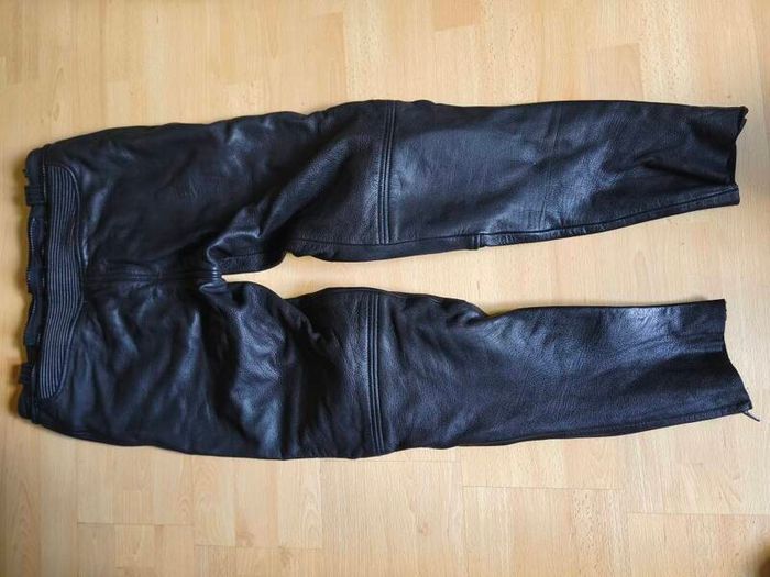 cafe racer women's leather motorbike pants size 16
