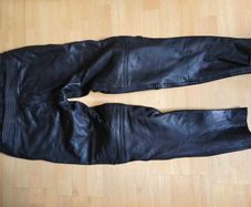 cafe racer women's leather motorbike pants size 16