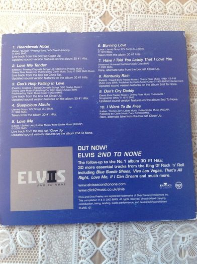 Elvis Compilation CD.