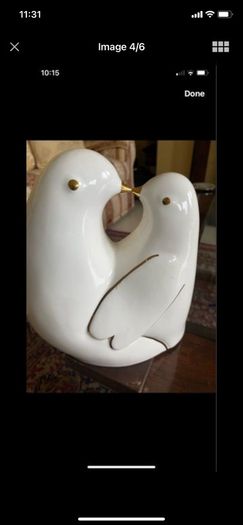 Ceramic Lovebirds