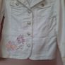 New white cotton jacket tag attached Image 3