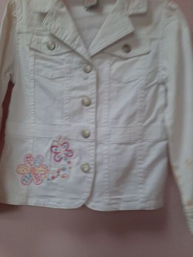 New white cotton jacket tag attached