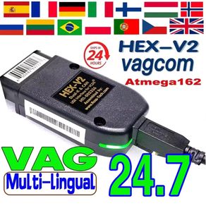 2025 Vcds Vag Com Scanner 24.7 Vagcom 162 Obd2 Usb Interface Vag Com For Vw Audi For Skoda Volkswagen For Seat Atmega162+16v8 Diagnostic Tools