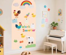 Magnetic Arch Wall Decal 100x45 Cm Magnetic Chalkboard Contact Paper for Wall Peel and Stick Self Adhesive Magnet Board Sticker Roll with 36 Letters for PlayroomMilk Tea