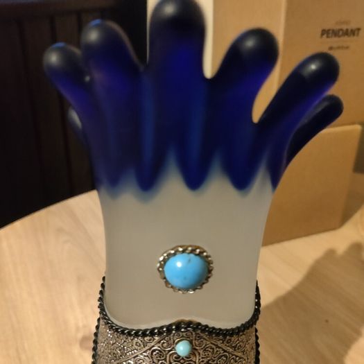 Blue Glass Vase