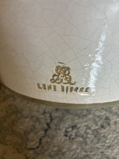 Large heavy apothecary vase