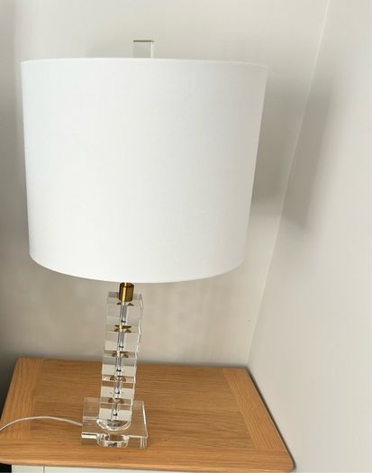 Pair of Glass Table Lamps