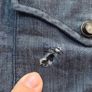 Canali Pearl Snap Button Silk Shirt Mens Extra Large XL Image 2