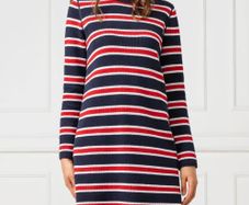 Reversible Tommy Hilfiger striped jumper dress - size L