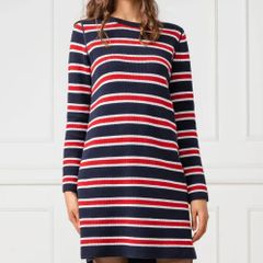 Reversible Tommy Hilfiger striped jumper dress - size L
