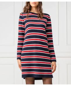 Reversible Tommy Hilfiger striped jumper dress - size L