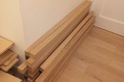 White oak planed spindles
