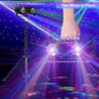 Disco Lights 5 in 1 Led DJ Light with Tripod Stand, Kaleidoscope Ball/Red Green Pattern/Sound Activated/Star Light/Strobe Effect, Portable Disco Ball for Gig Disco Party DJ Stage Lighting Image 3