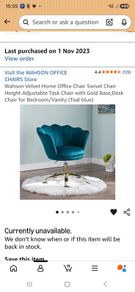 Desk vanity chair