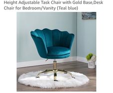 Desk vanity chair