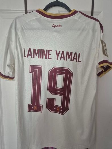 Spain 2026 LAMINE YAMAL #19 2 stars World cup winner Away Jersey