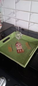 Vintage drinks serving tray