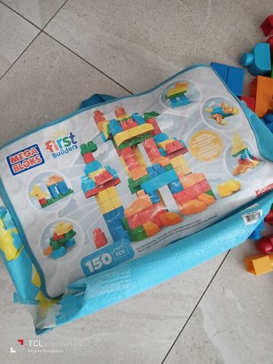 Mega Bloks Building for kids. 150 pieces set