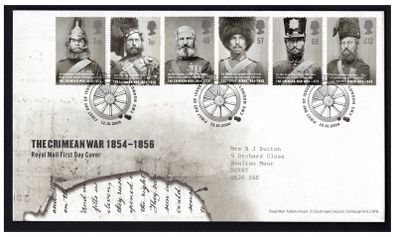 2004 Great Britain The Crimean War 1945-1856 Commemorative Stamps Addressed First Day Cover (FDC)