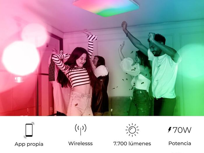 Twilight SmartLED ceiling light, RGBIC + CCT,  iLink app,