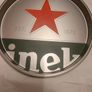 Heineken beer/drinks metal trays, few marks see pictures, 1 x available ,handy in any pub ,man cave, restaurant etc ,,see pictures for condition,good ,take as is,30 each posted,see pictures for condition,  take as is, Image 7