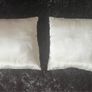 2 silver sequin square throw cushions 28cm x 28cm EUC Image 2